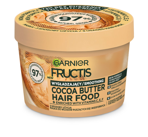 Garnier Fructis Hair Food Mască cu unt de cacao 400ml