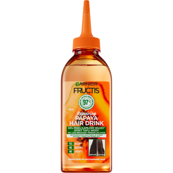 Garnier Fructis Papaya Liquid Conditioner 200ml