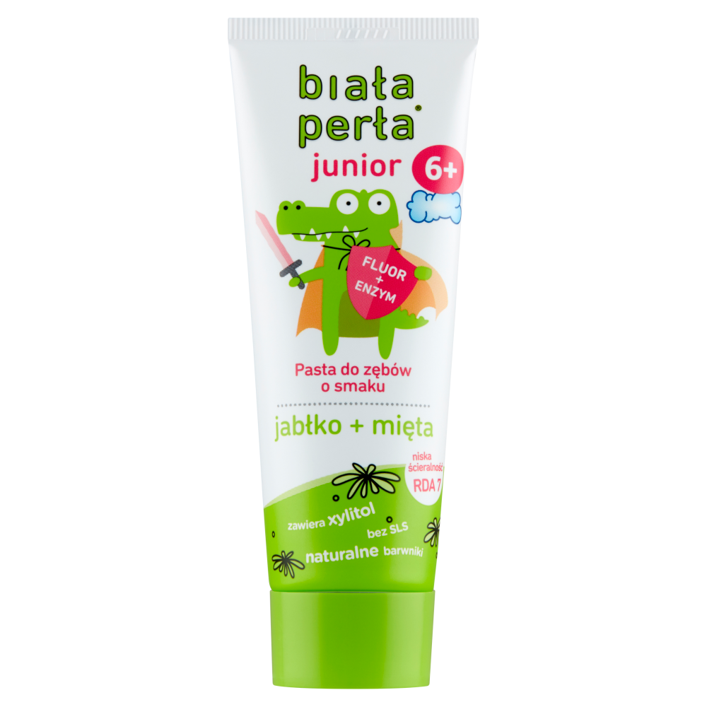Pastă de dinți White Pearl Junior Apple Mint 6+ 75ml