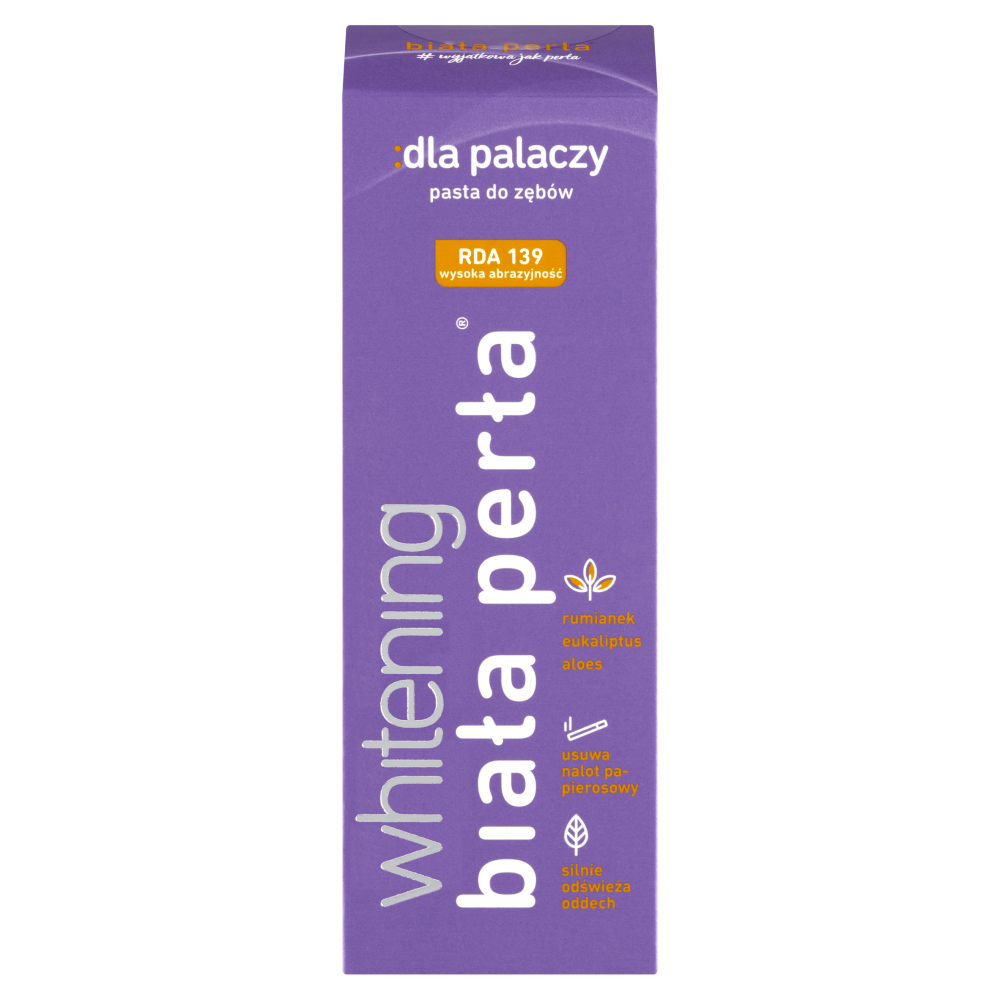 White Pearl Pastă de dinți de albire pentru fumători 75ml