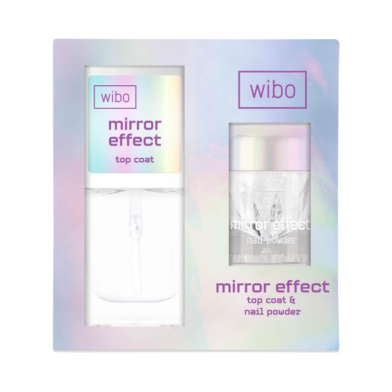 WIBO Mirror Effect Set Top Coat + Polen