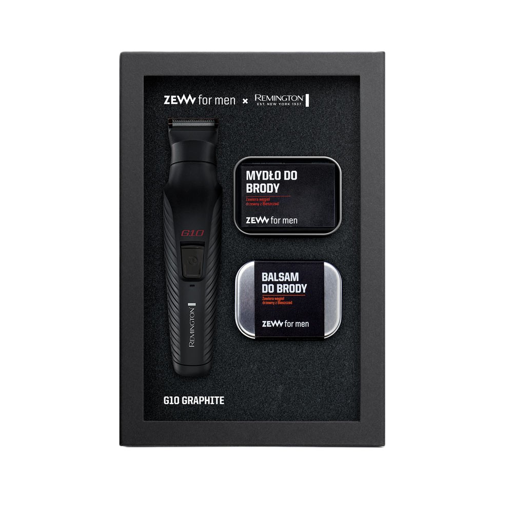 ZEW pentru bărbați x Remington G10 Graphite Beard Kit