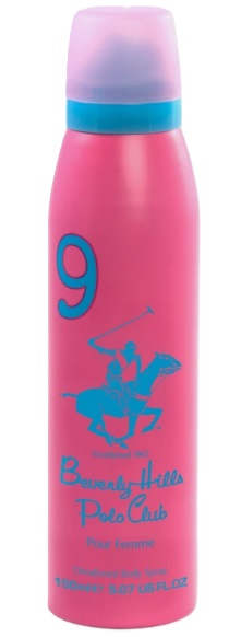 Beverly Hills Polo Club 9 Spray Deodorant pentru femei 150ml