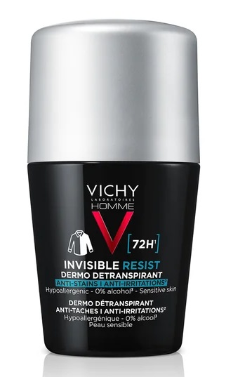 Vichy Invisible Resist 72H Antiperspirant Bullet împotriva urmelor de pe haine 50ml