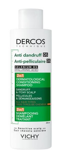 Vichy Dercos Anti Mătreață DS 2in1 Șampon anti-mătreață cu balsam 200ml