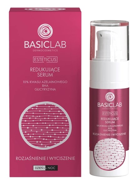 BasicLab Esteticus Reducing Face Serum Luminozitate și calmare 30ml