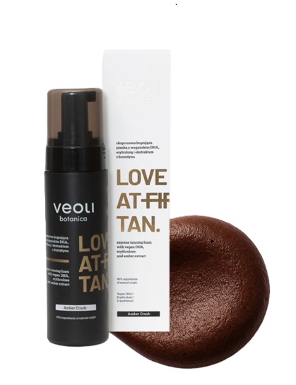 Veoli Botanica Love At First Tan Express Mousse bronzantă Amber Crush