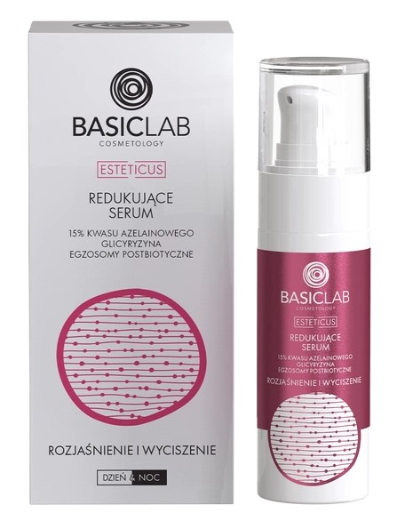 BasicLab Esteticus Reducing Brightening and Calming Serum 30ml