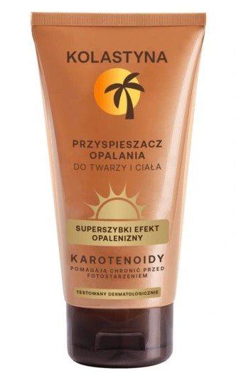 Accelerator de bronzare pentru față și corp Kolastyna 150ml