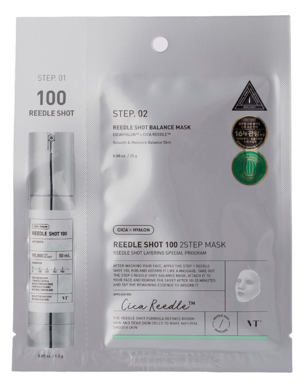 VT Cosmetics Reedle Shot 100 2 Steps Mască de fermitate