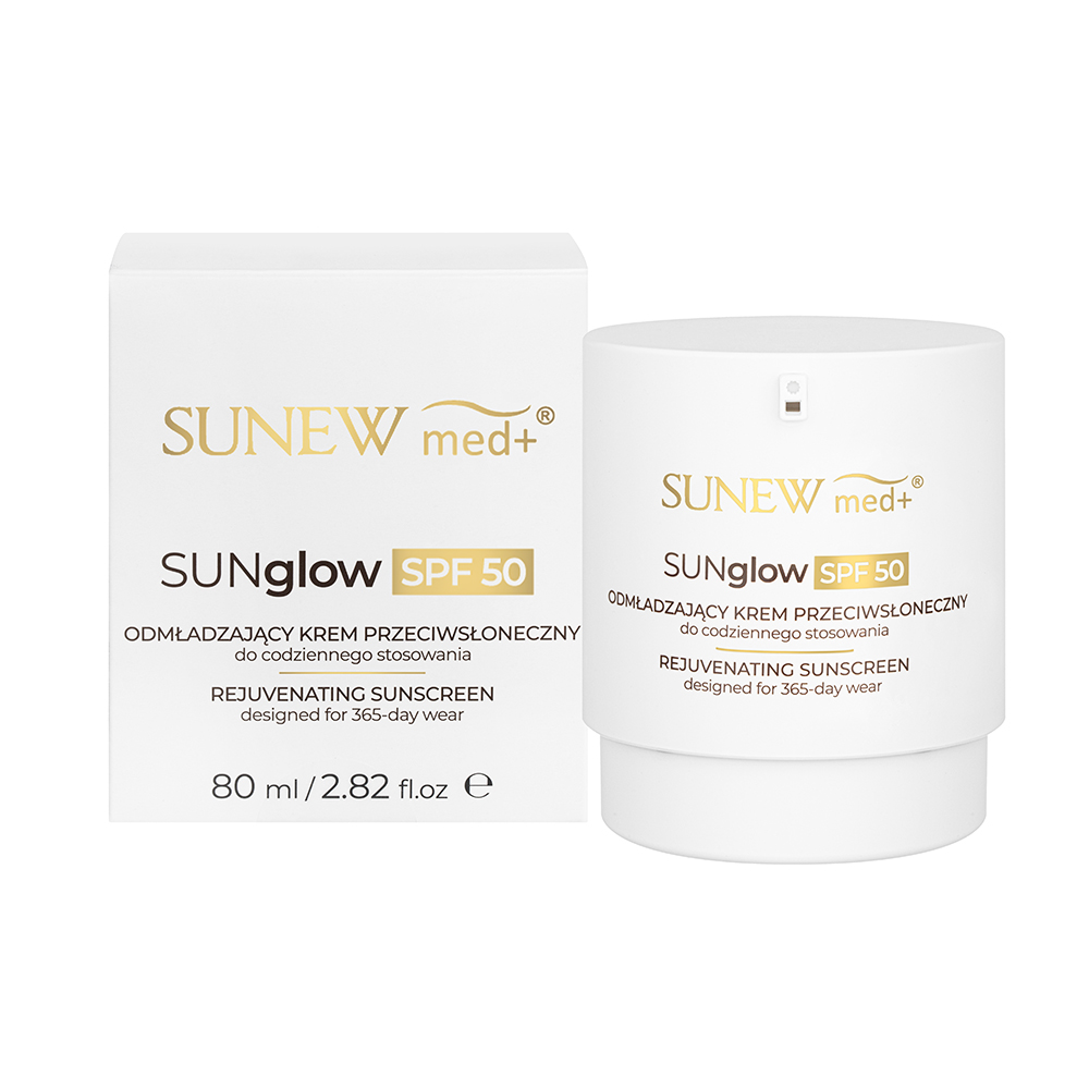 Sunew Med+ SUNglow SPF50 Crema de protecție solară întineritoare 80ml
