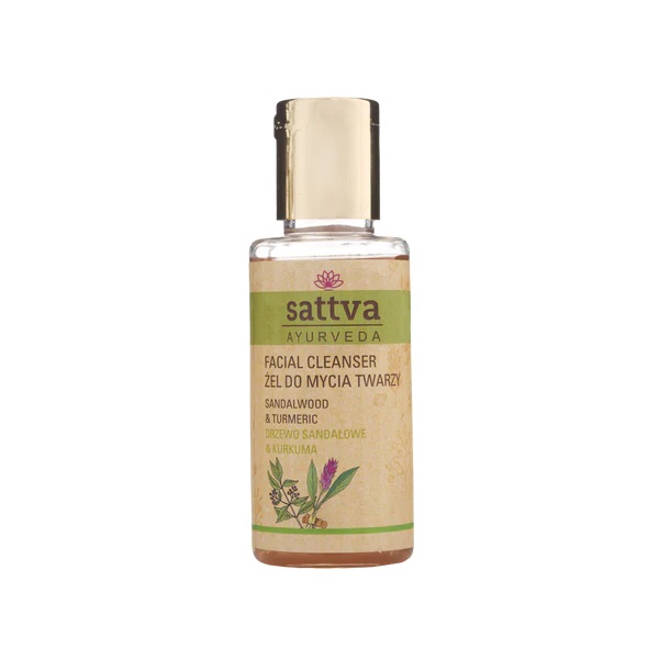 Gel de spălare a feței Sattva Sandalwood & Turmeric 100ml
