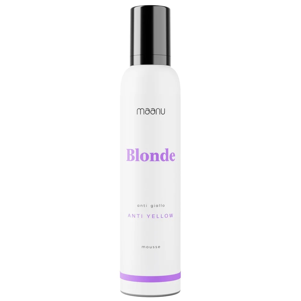 Maanu Blonde Ritual Mousse pentru păr blond 250ml