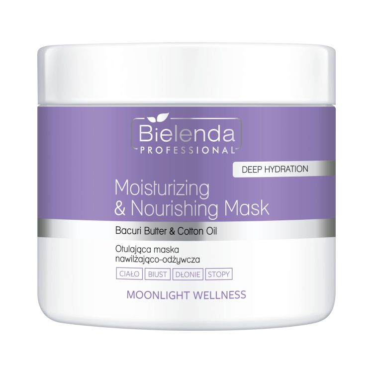 Bielenda Professional Moonlight Wellness Wrapping Mască de corp hidratantă și hrănitoare 600g