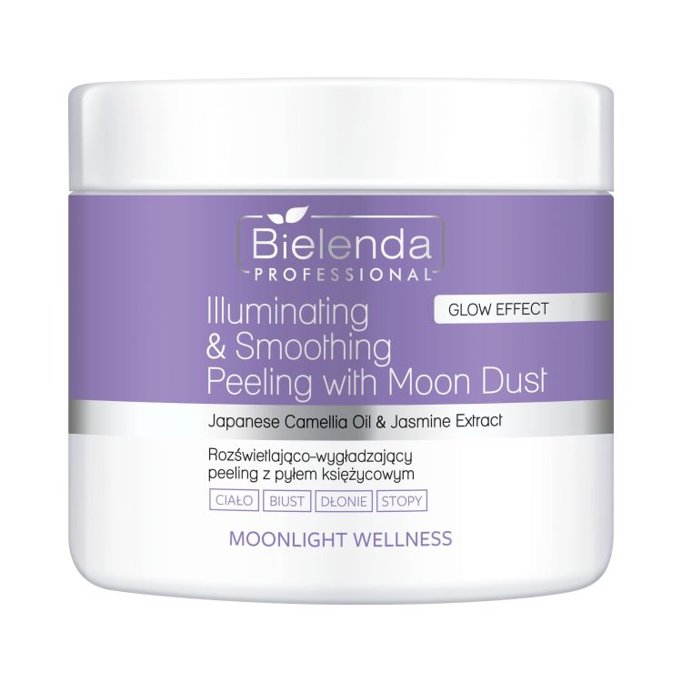 Bielenda Professional Moonlight Wellness Scrub de corp iluminant și netezitor cu praf de lună 550g