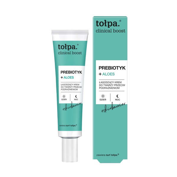 Tolpa Clinical Boost Prebiotic + Aloe Vera Cremă de față calmantă 40ml