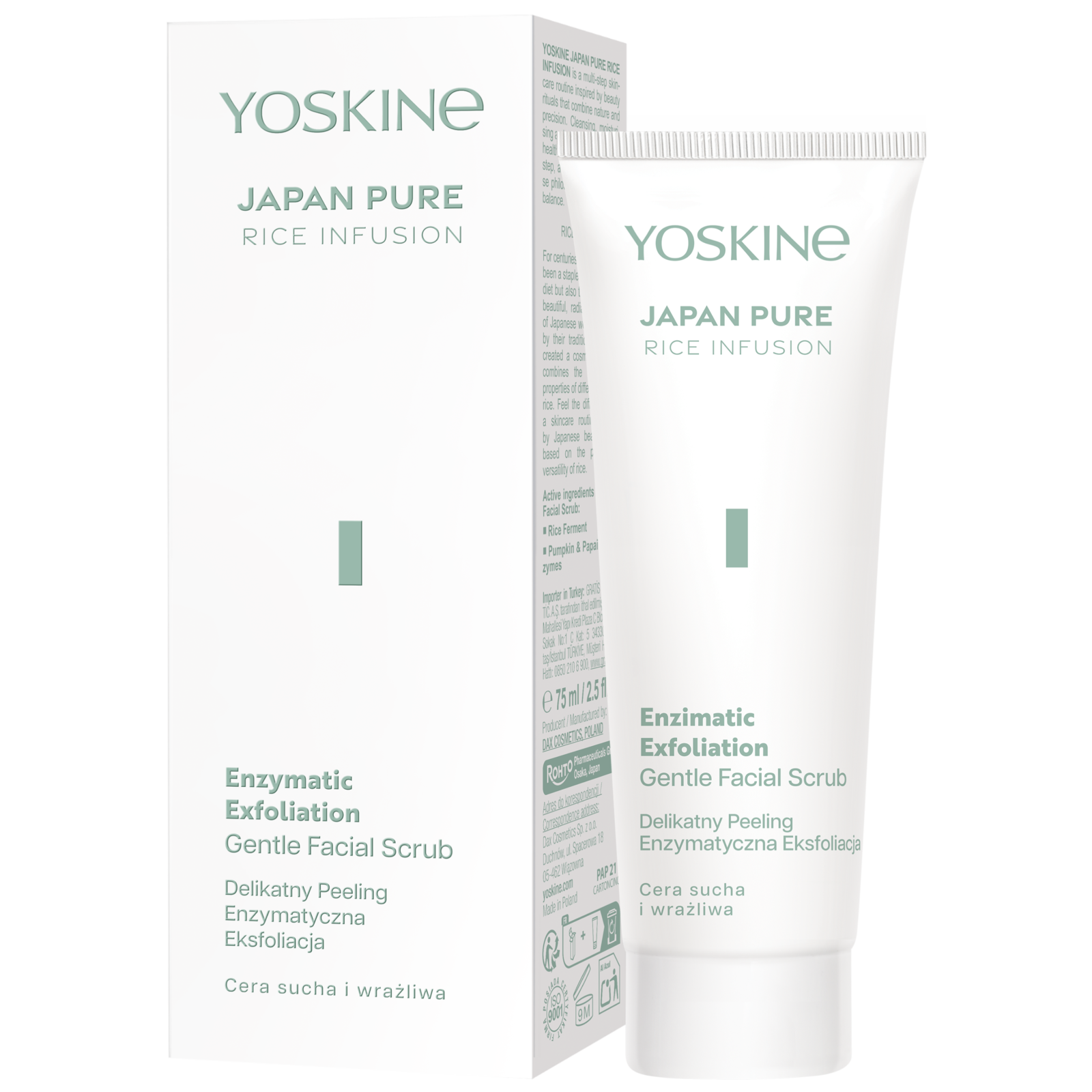 YOSKINE Japonia Pure Gentle Enzymatic Exfoliation Scrub 75ml