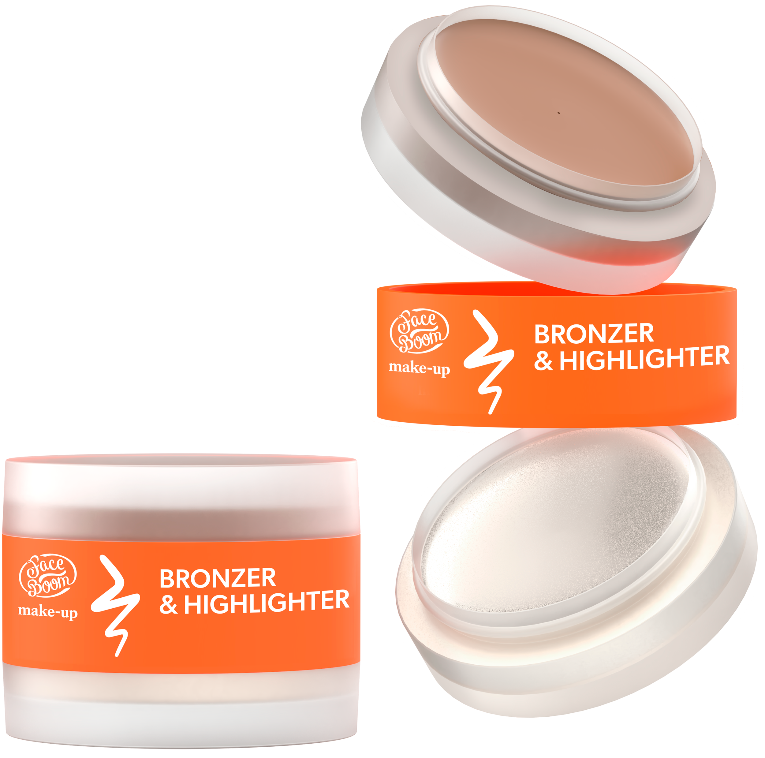 Faceboom Cream Bronzer și Highlighter pentru conturare 01 Cool