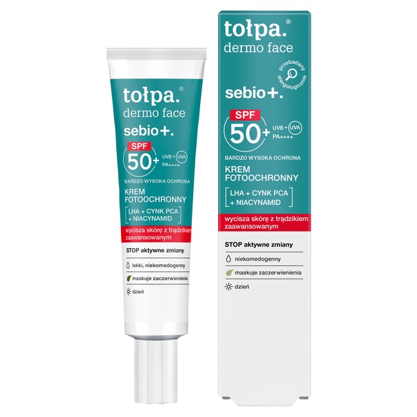 Tolpa Sebio+. Cremă de protecție solară SPF50+ 40ml