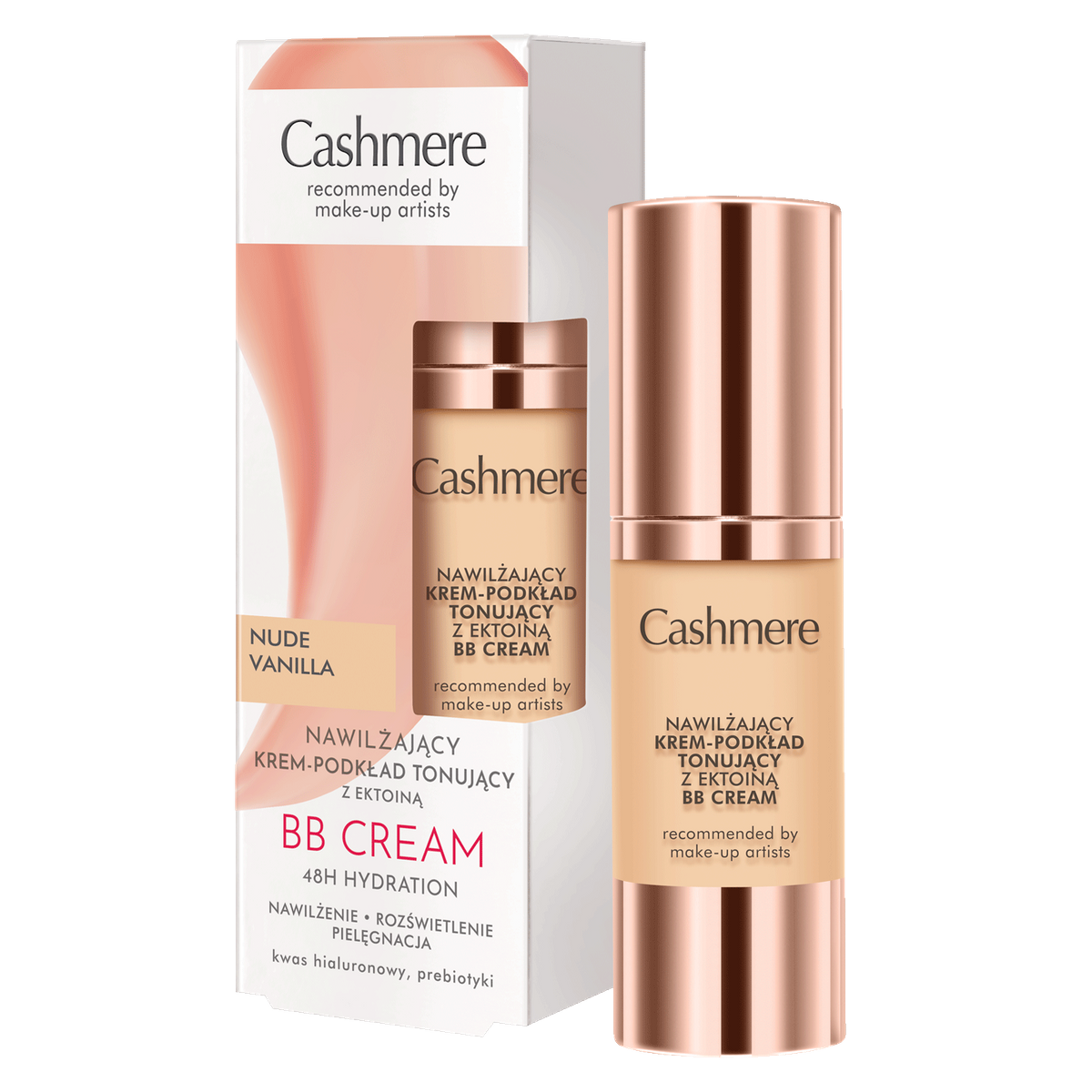 Cremă de tonifiere hidratantă Cashmere cu Ektoin Nude Vanilla 30ml