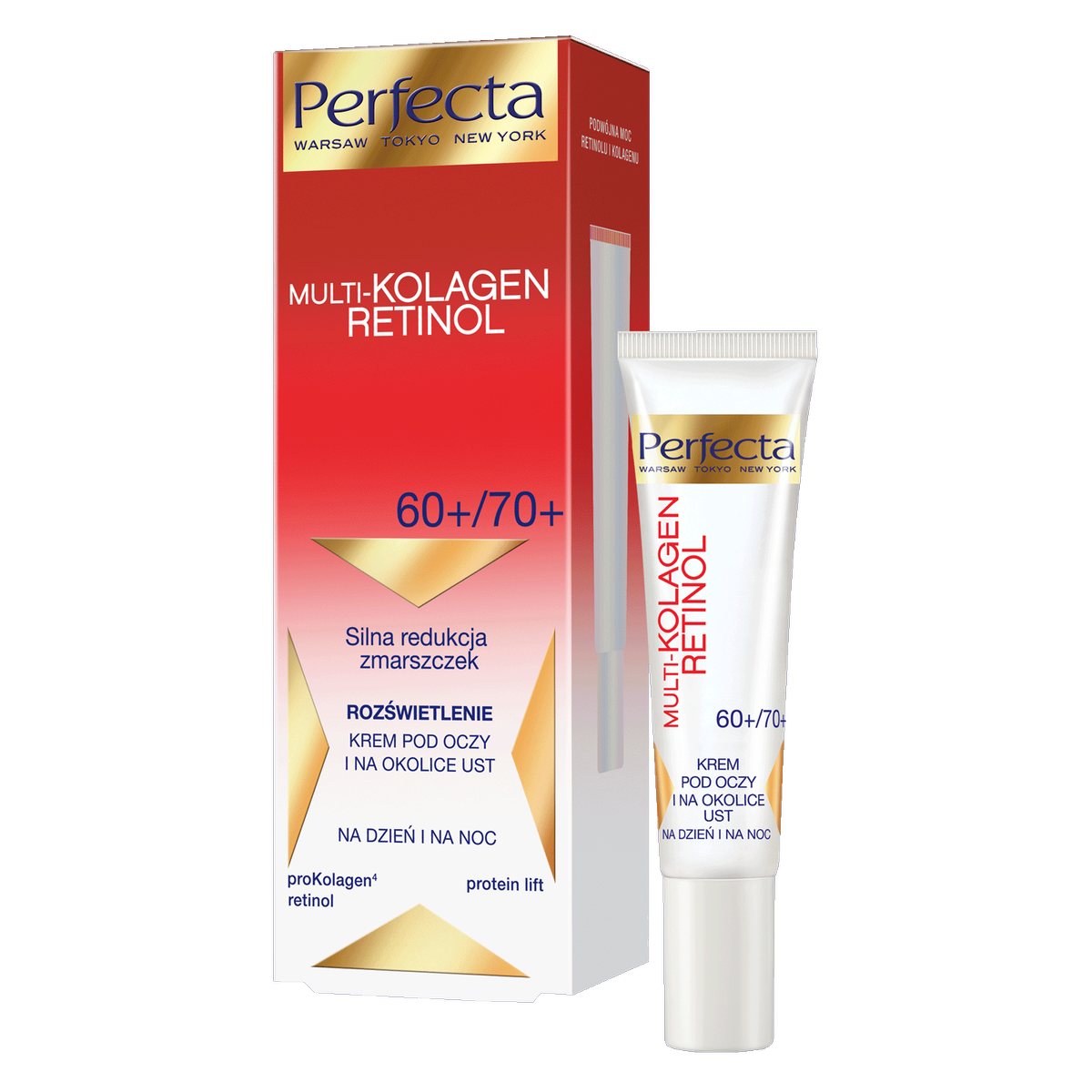 Perfecta Multi-Kolagen Retinol Crema pentru zona ochilor și buzelor 15ml