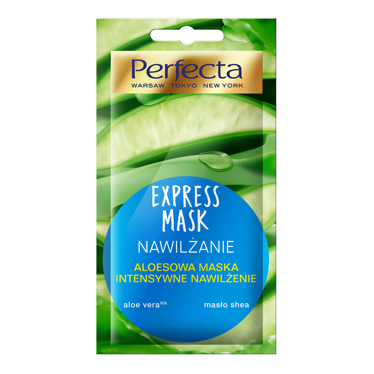 Mască Perfecta Express Aloe Vera Hidratare intensă