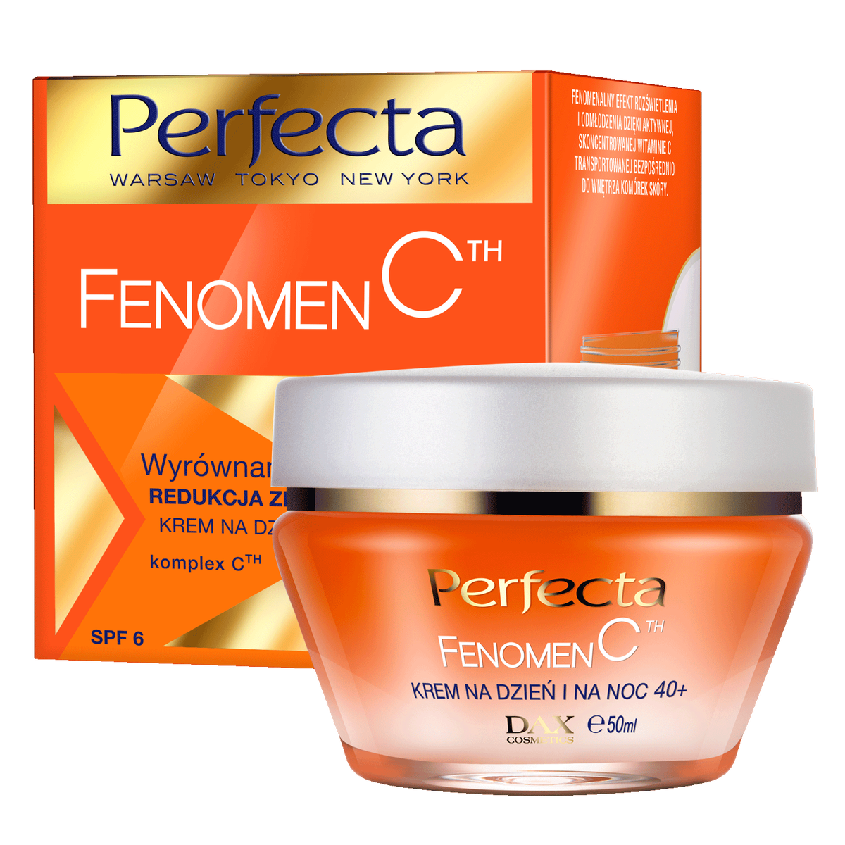 Perfecta Fenomen C Cremă de față 40+ Reducerea ridurilor SPF6 50ml