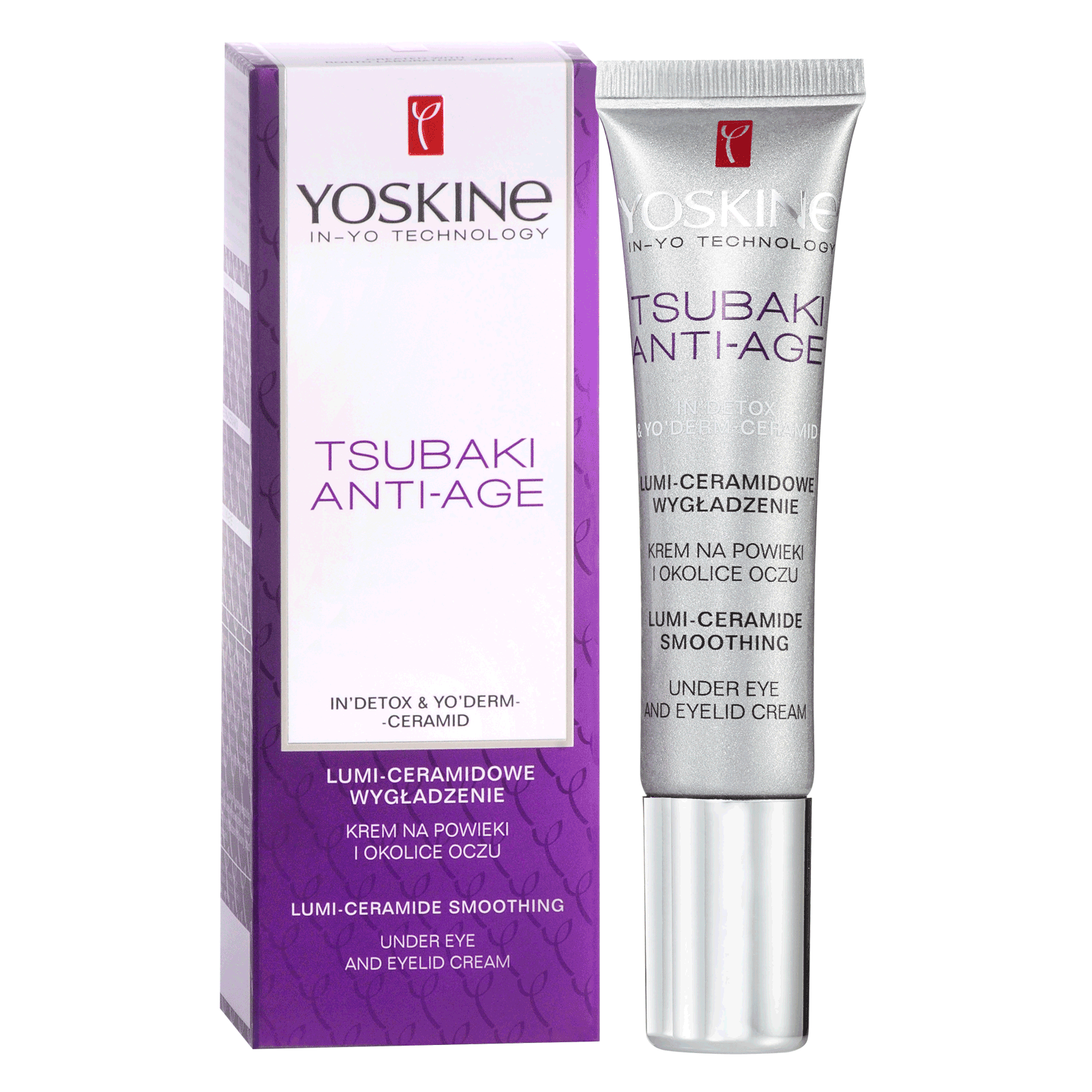 YOSKINE Tsubaki Anti-Age Lumi-Ceramide Smoothing Eye and Eyelid Cream 15ml
