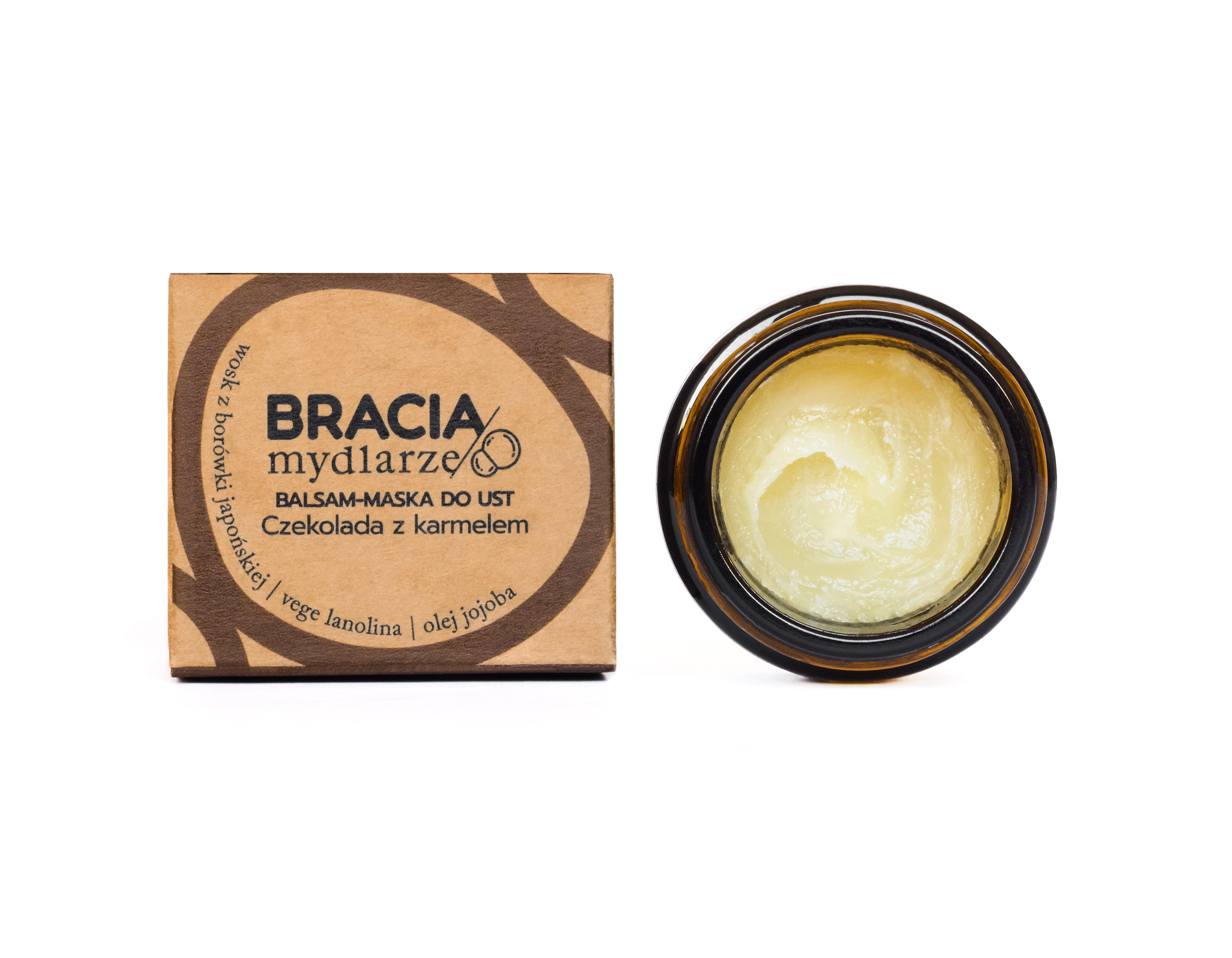 Frații săpunului Balsam de buze de ciocolată-mască cu caramel 15ml