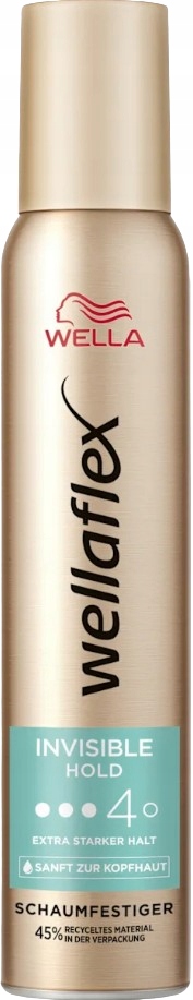 Spumă de păr Wellaflex Invisible Hold 200ml
