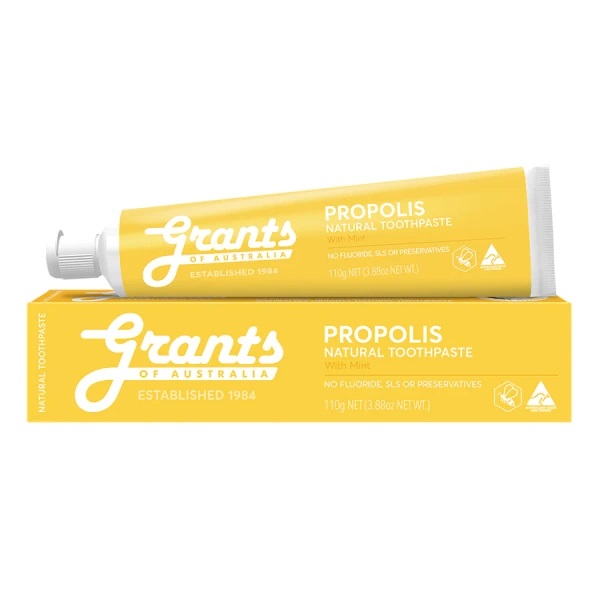 Grants of Australia Propolis Pastă de dinți fără fluorură 110g