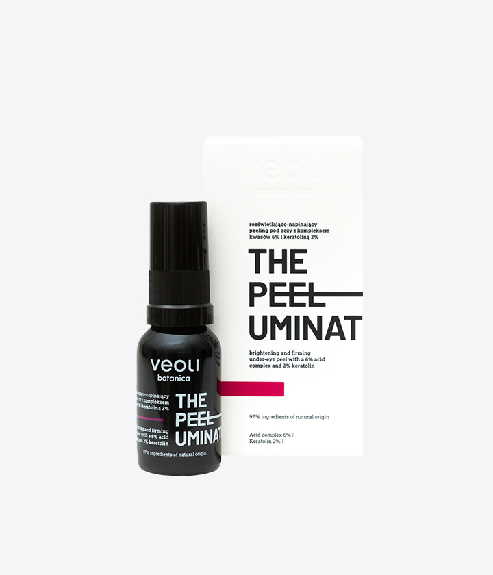 Veoli Botanica The Peel Uminator Peeling de ochi iluminator și de refacere a suprafeței pielii 15ml