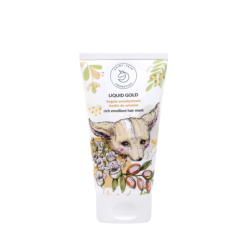 Mască de păr bogat emolientă cu aur lichid 150ml Hairy Tale