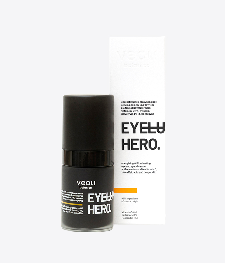 Veoli Botanica Eyeluminate Hero Ser energizant și iluminator pentru ochi și pleoape 15ml