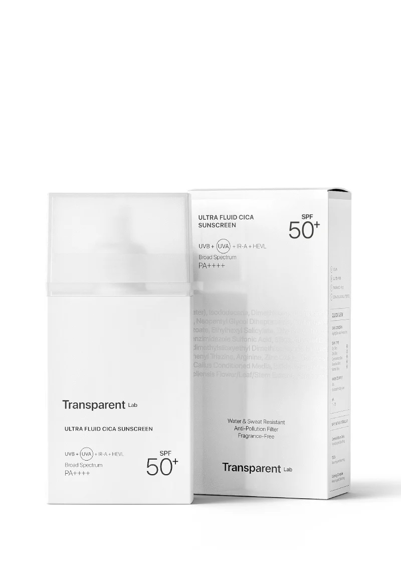Transparent Lab Ultra Fluid Cica Sunscreen Hybrid Cream SPF50 PA++++ 100ml