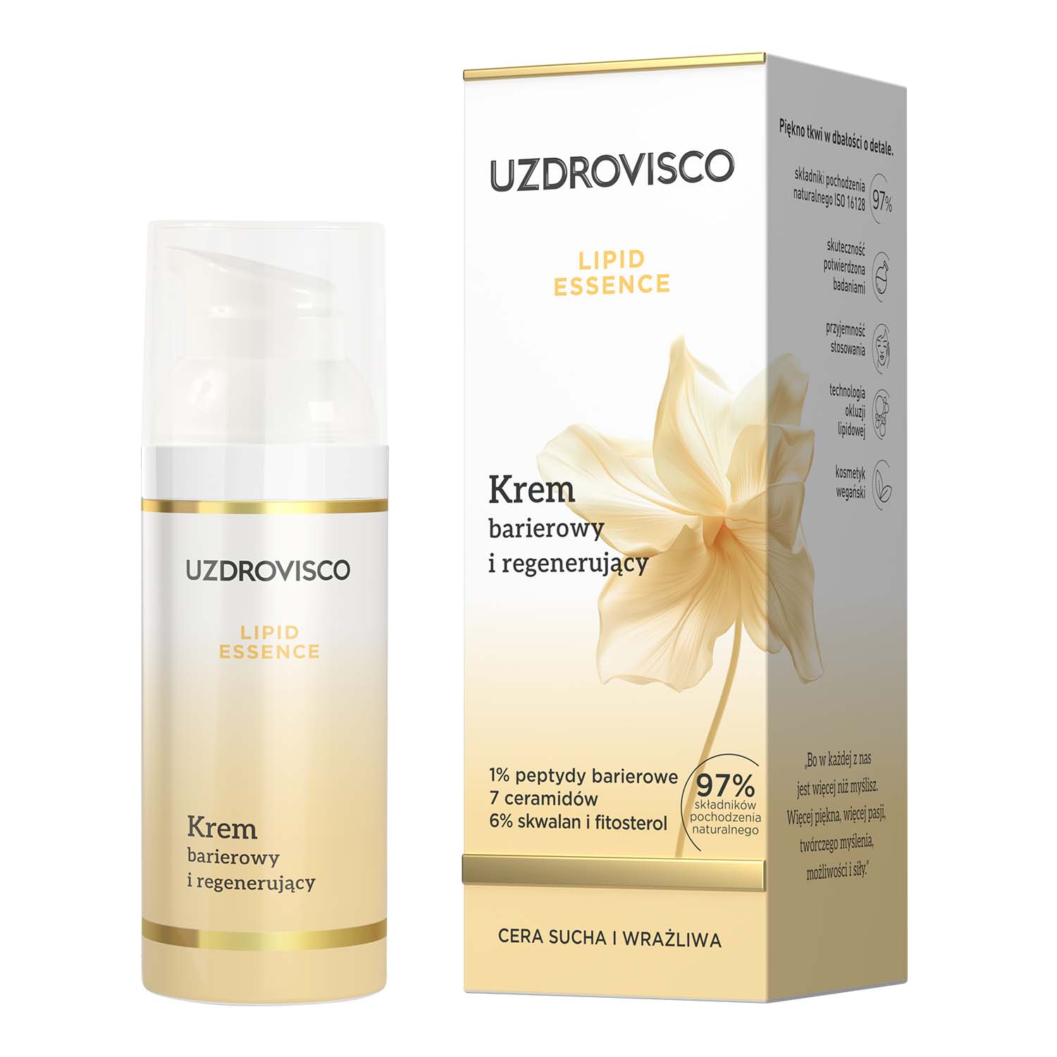 Uzdrovisco Lipid Essence Barrier and Regenerating Cream 50ml