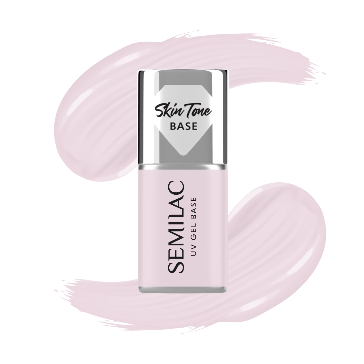 Semilac Skin Tone Cover Natural Pink Base pentru lacuri hibride
