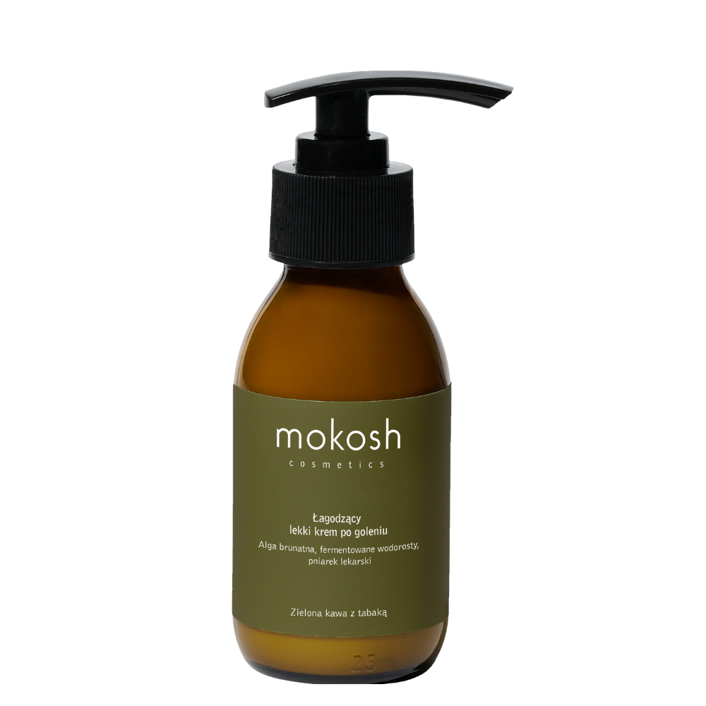 Mokosh Soothing Light Post-Shave Cream pentru bărbați Green Coffee with Snuff 90ml