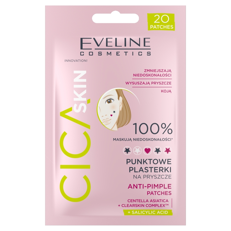 Eveline Cica Skin Spot Pimple Patch 20 bucăți