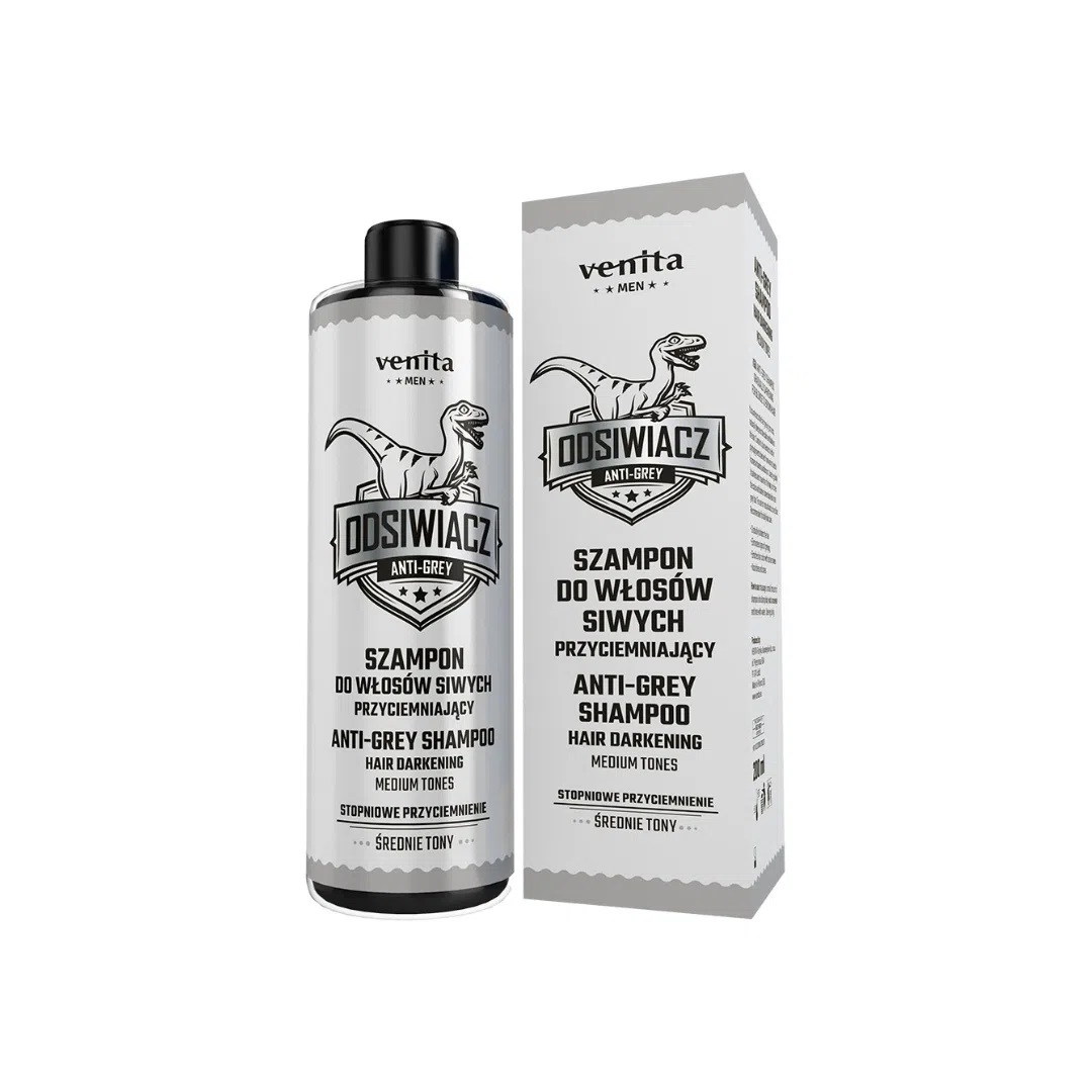Venita Men Șampon pentru păr gri Întunecare tonuri medii 200ml