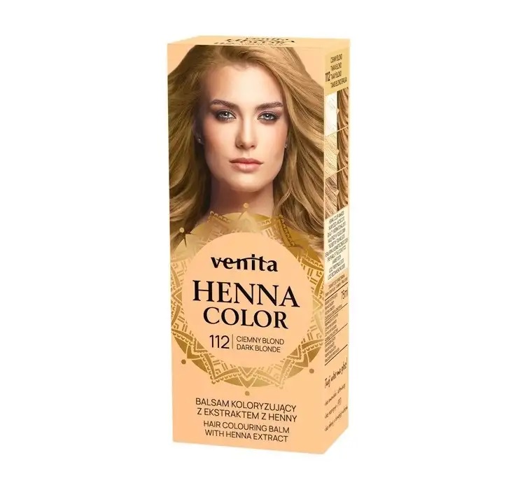Venita Henna Color Loțiune pentru colorarea părului cu extract de Henna 112 Blond închis
