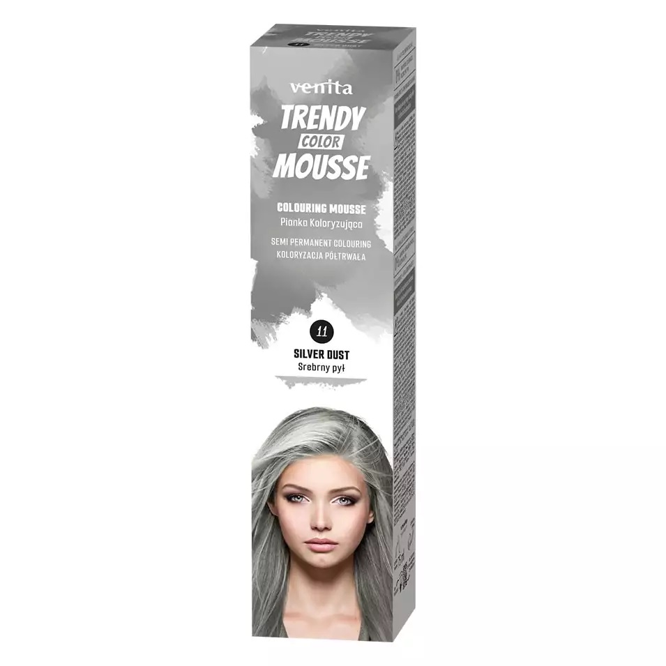 Venita Trendy Color Pianka Koloryzująca do Włosów 11 Srebrny Pył