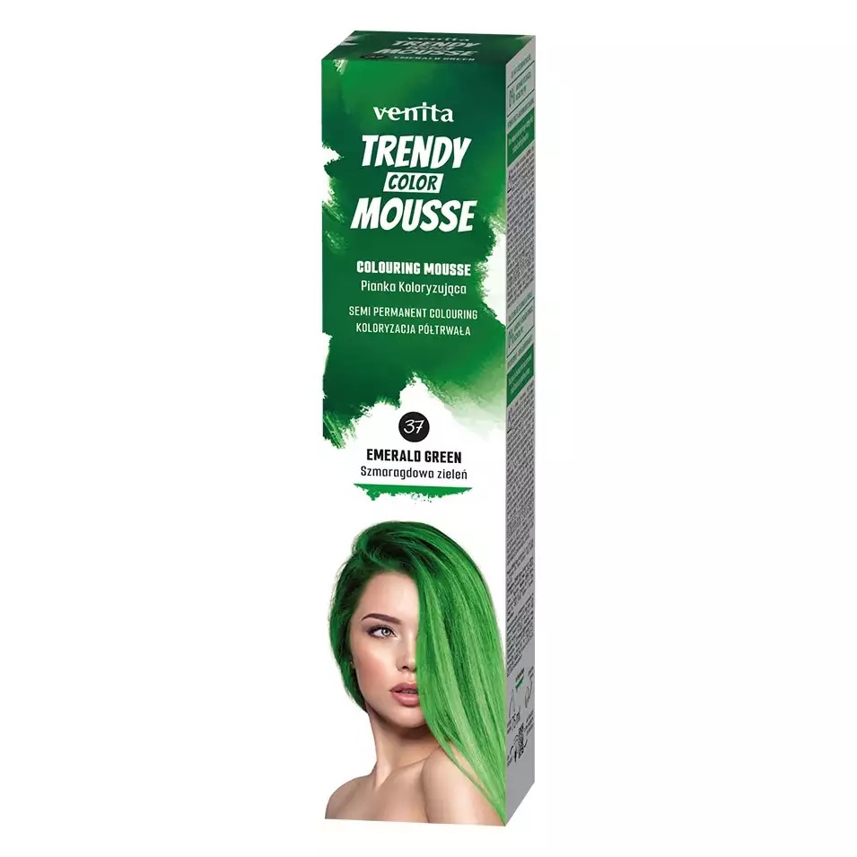Venita Trendy Color Pianka Koloryzująca do Włosów 37 Szmaragdowa Zieleń