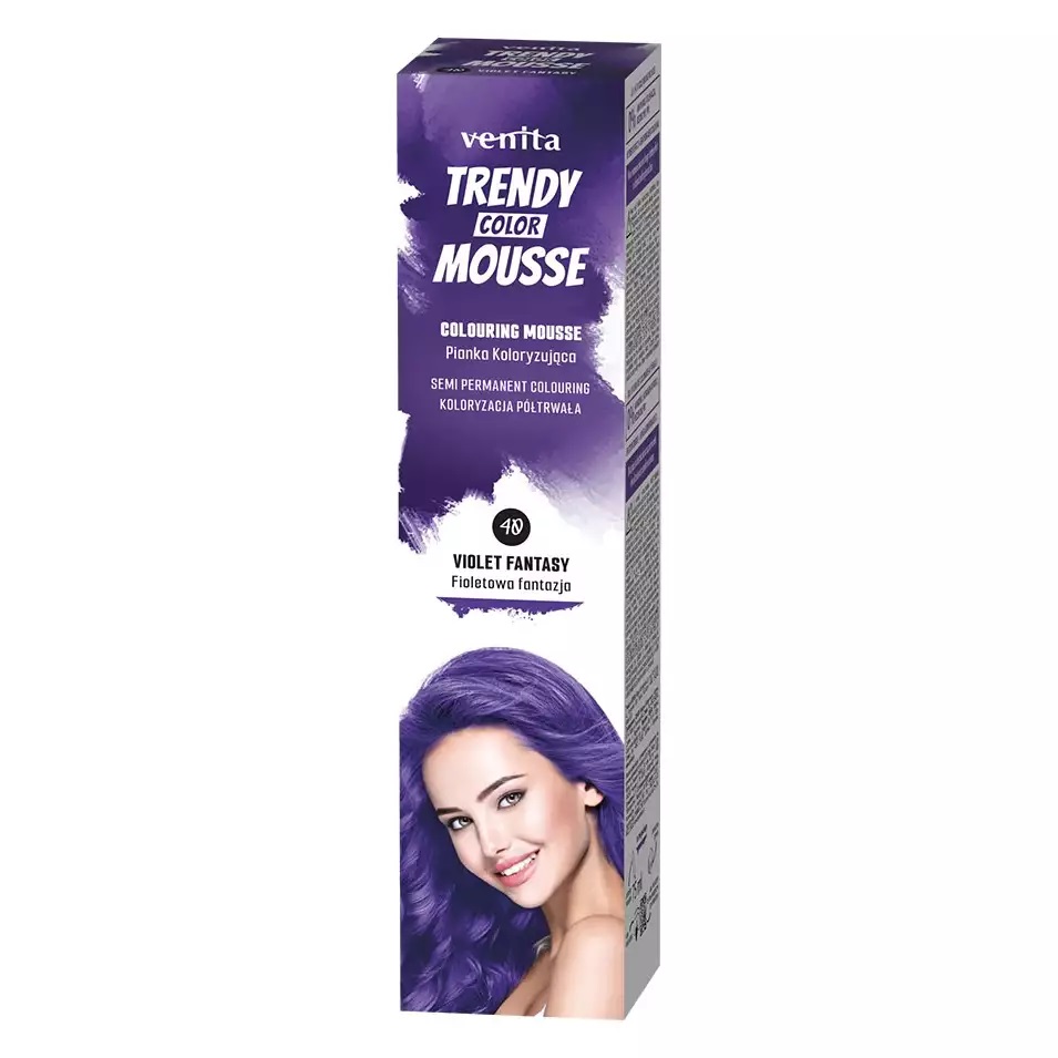 Venita Trendy Color Pianka Koloryzująca do Włosów 40 Fioletowa Fantazja