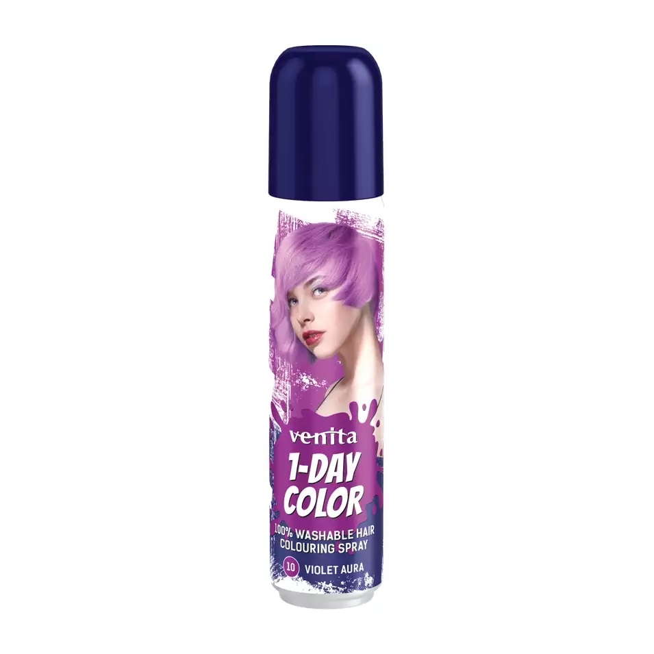 Venita 1-Day Color Spray pentru păr 10 Violet Aura