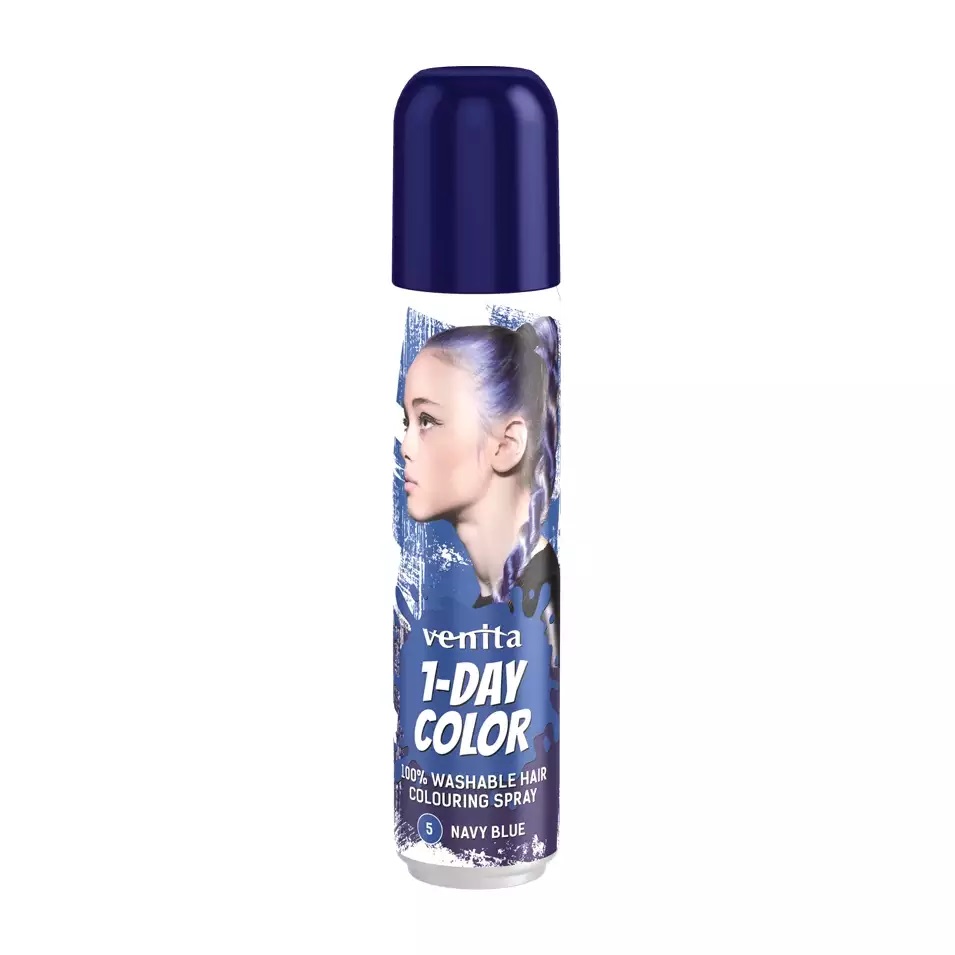 Venita 1-Day Color Spray pentru colorarea părului 5 Navy Blue