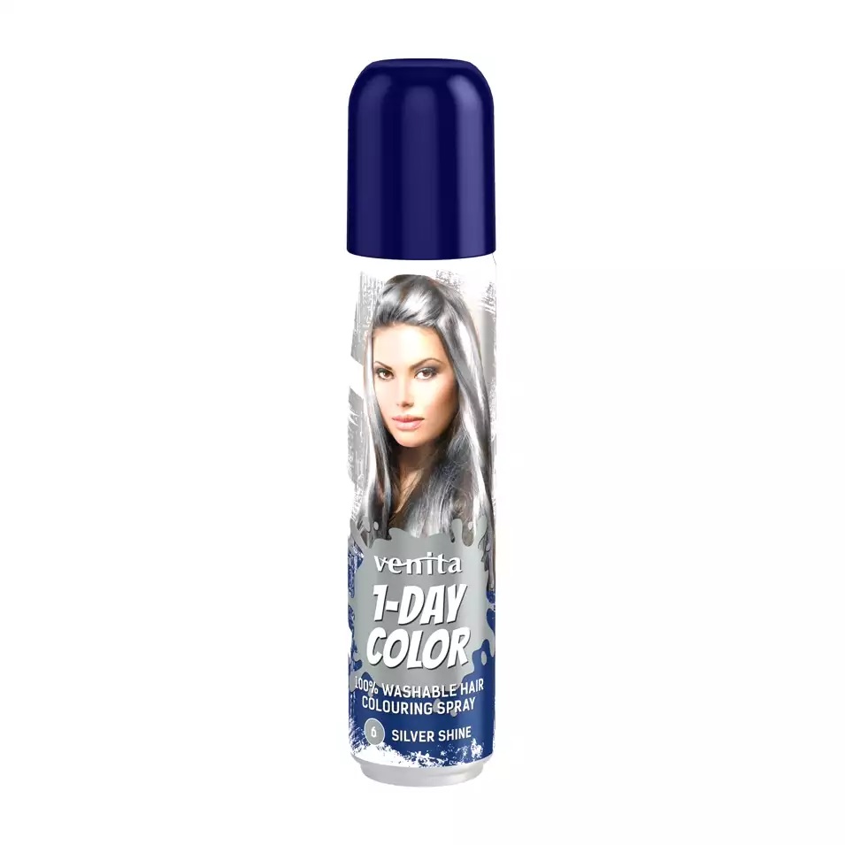 Venita 1-Day Color Spray pentru păr 6 Silver Shine
