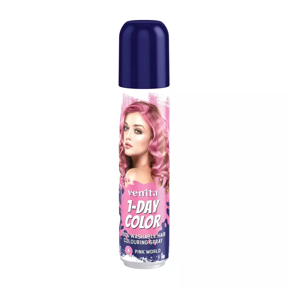 Venita 1-Day Color Spray pentru păr 8 Pink World