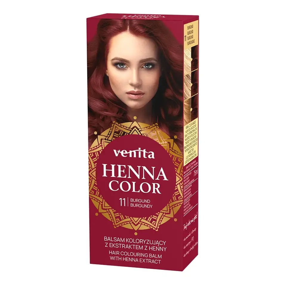 Venita Henna Color Loțiune pentru colorarea părului cu extract de Henna 11 Burgundy