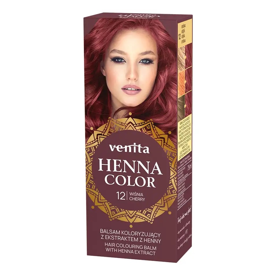 Venita Henna Color Loțiune pentru colorarea părului cu extract de Henna 12 Cherry